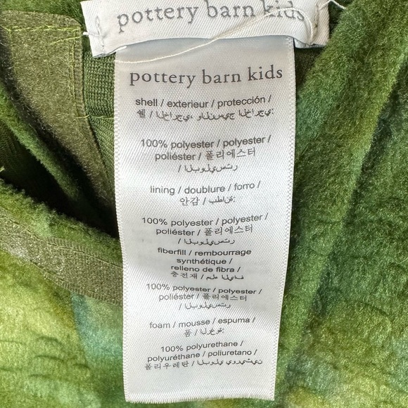 Pottery Barn Kids Green T-Rex Light Up Halloween Costume 4-6 - Picture 10 of 11